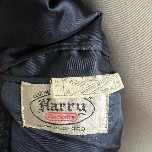 Ivy Trad 3/2 Roll Navy Plaid Wool Sportscoat - Picture 7 of 9